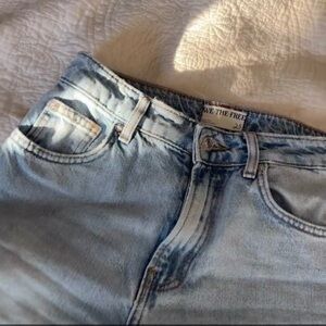 Free People straight leg jeans
